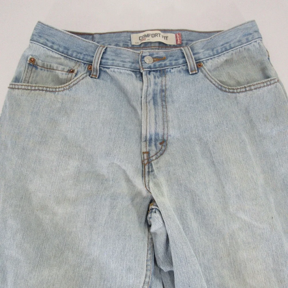 Levis 560 Jeans Mens‎ Size 33x30 (Actual 32x27) Loose Fit Tapered Leg Blue Denim